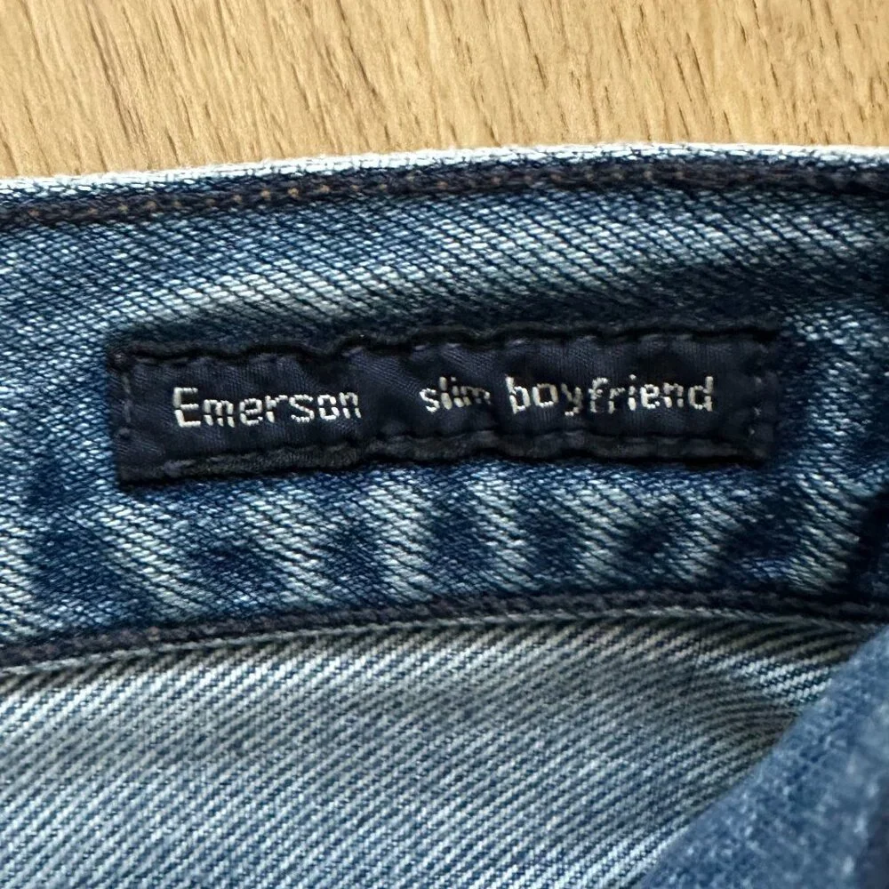 Citizens of Humanity Emerson Slim Boyfriend Jeans Distressed - 26 - Picture 9 of 14